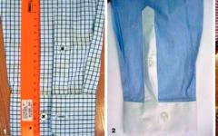 पुरुषों की शर्ट की आस्तीन के निचले भाग का प्रसंस्करण