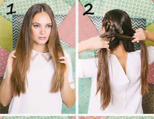 Peinados fáciles para ti en cinco minutos Peinados para cabello medio en 5 minutos con tus propias manos