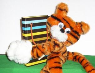 Tigre - Juguete de peluche con patrón de tigre DIY Mk